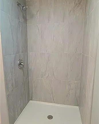 Large walk-in shower