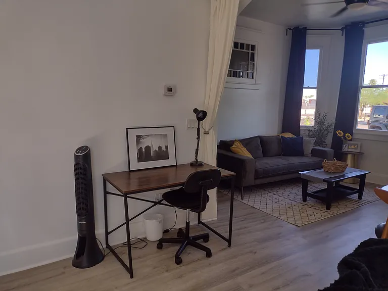 desk area