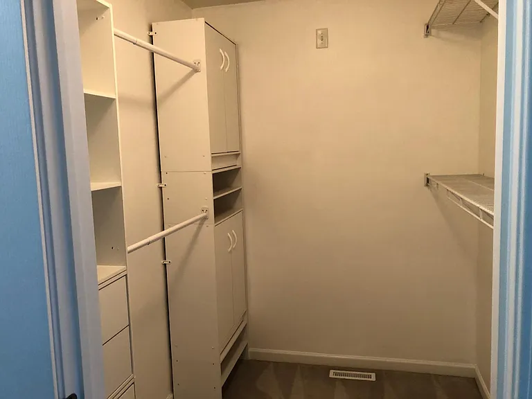 Master walk-in closet