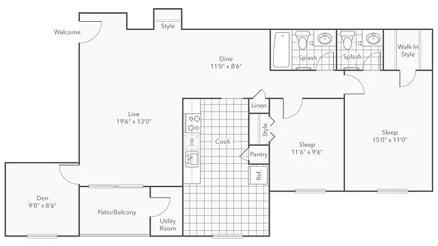 Floor plan Boston