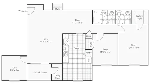 Floor plan Boston