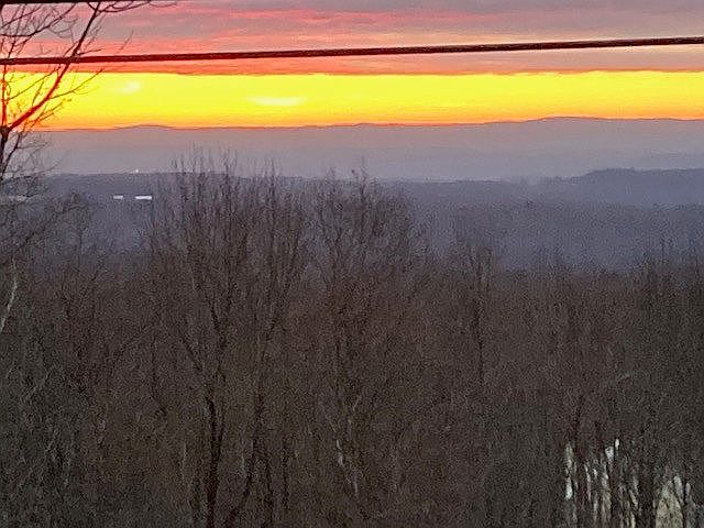 Winter morning sunrise