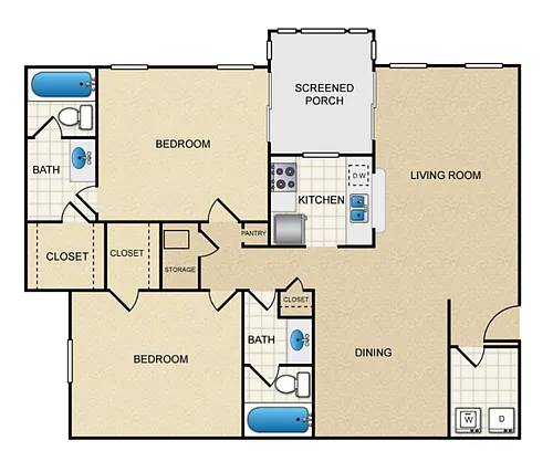 Floor plan B3