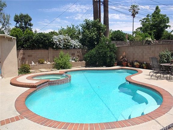 In ground pool and spa