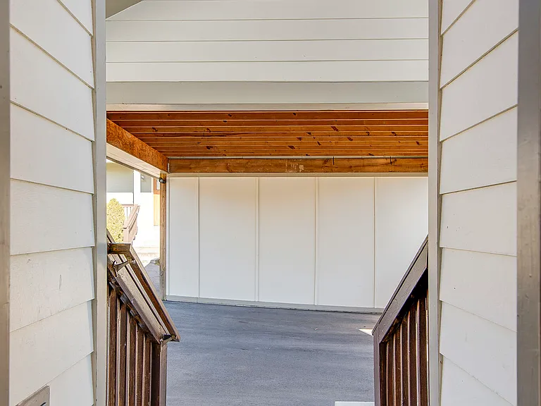 Back porch to car port