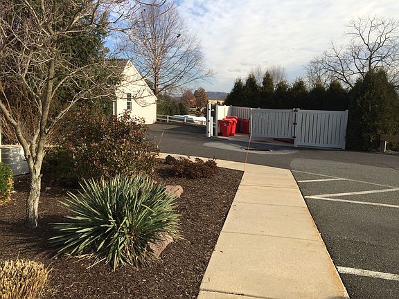 Close to recycle and trash