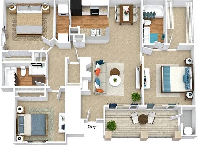 Floor plan Evergreen