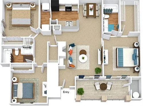 Floor plan Evergreen