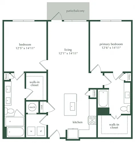 Floor plan B3