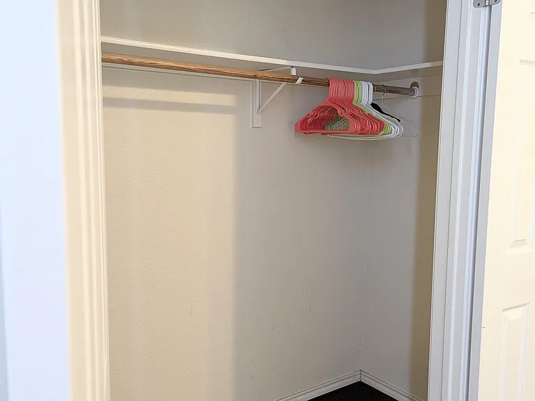 Ample master closet
