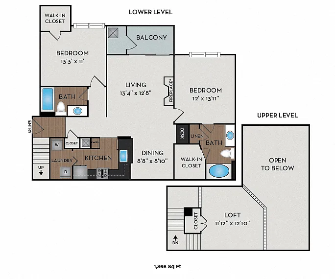 Floor plan The Wachusett Loft