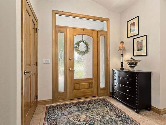 Attractive front entrance