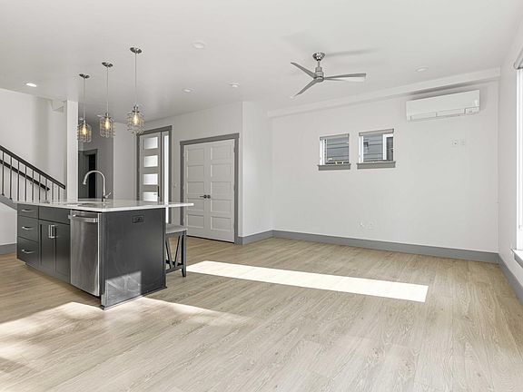 Kitchen and dining area