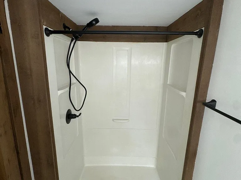 ...as well as a shower.