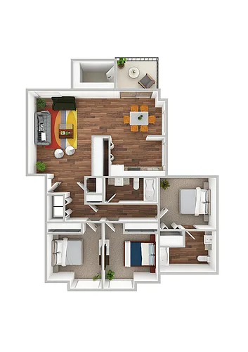 Floor plan Three Bed Two Bath Remodel...