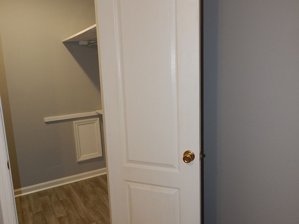 The back bedroom has a large walk in closet.