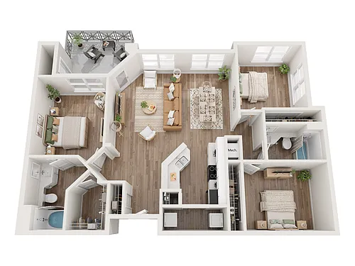 Floor plan Maverick Renovated