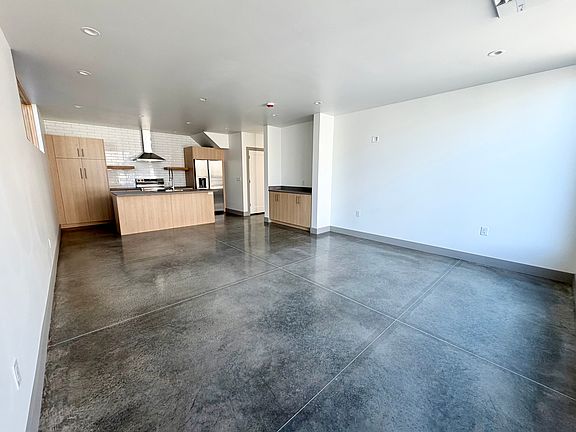 Open concept floor plan