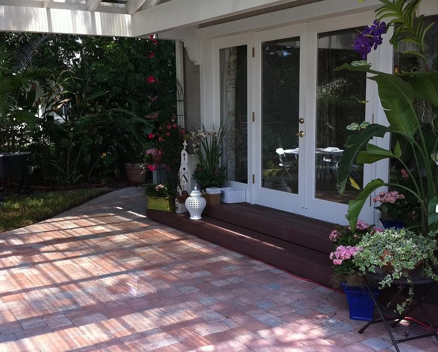 Patio backyard