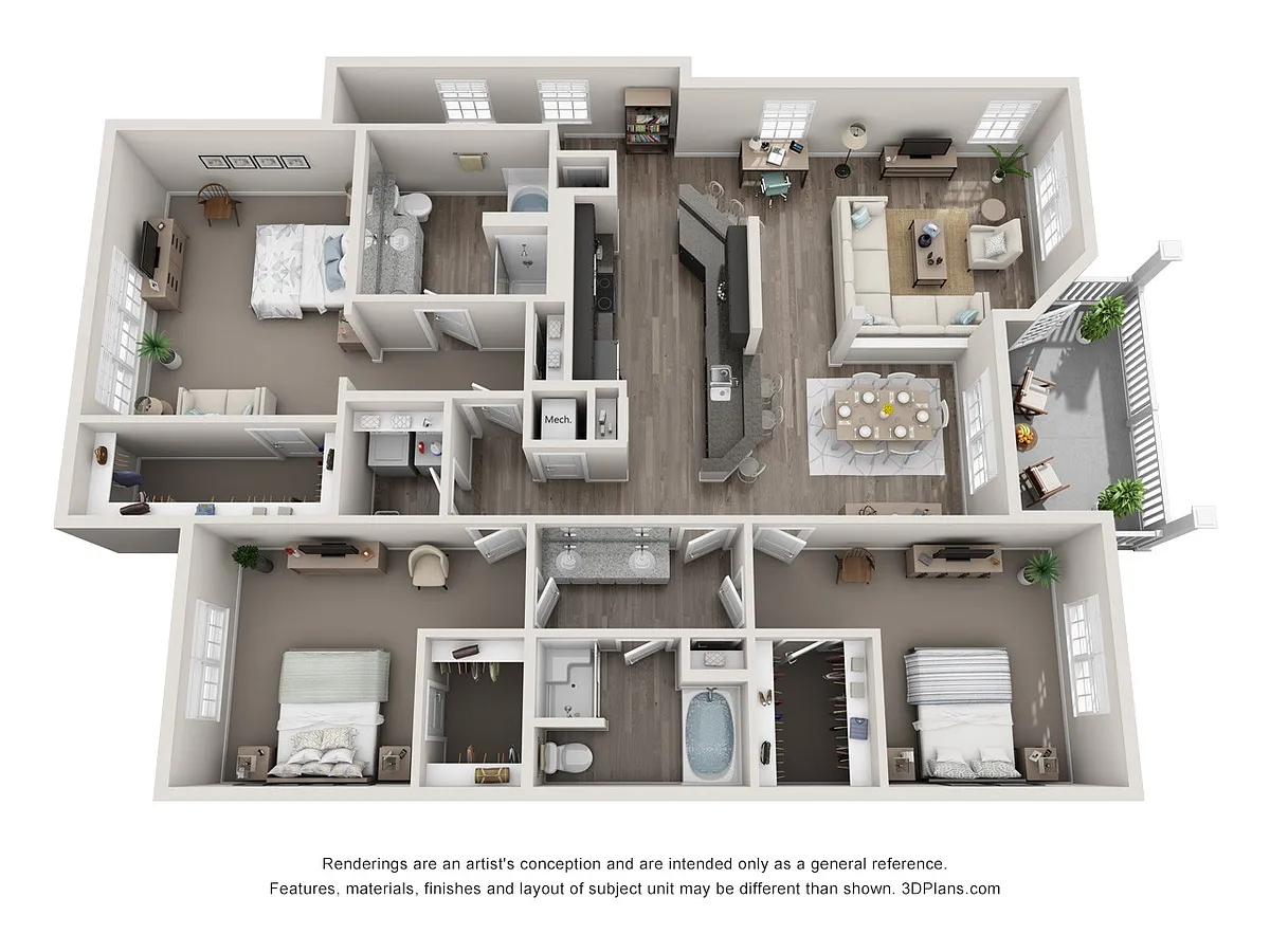Floor plan The Appalachian - Attached Garage