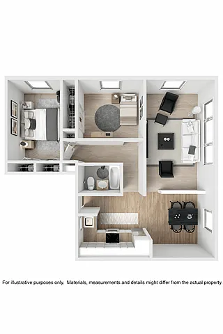 Floor plan 2 Bedroom 1 Bathroom Grampian Remodel