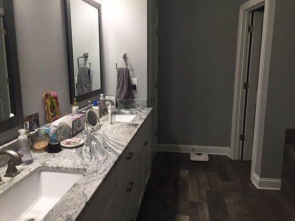 Large master bathroom with double vanity