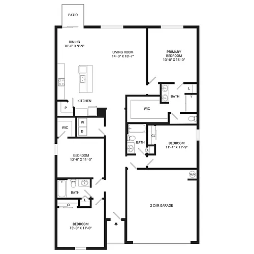 Floor plan Hibiscus