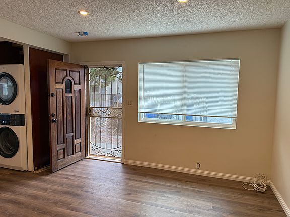 Living room view of front door