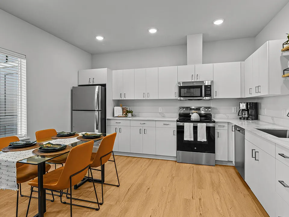 Large kitchen spaces for all your hosting needs