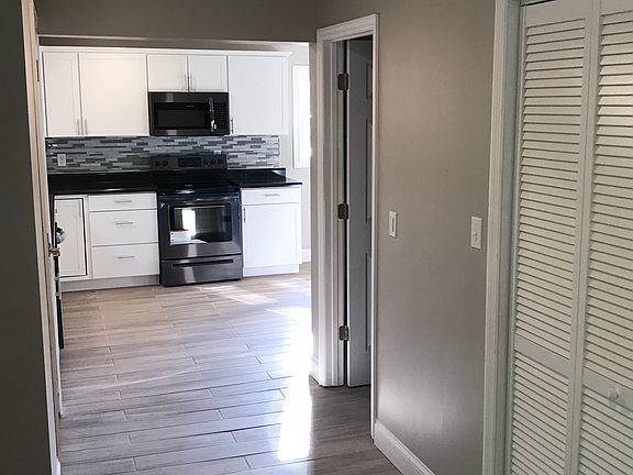 View to kitchen from laundry