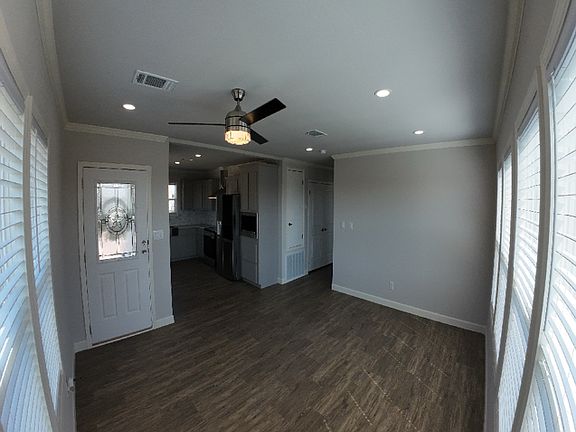 The living room and Kitchen