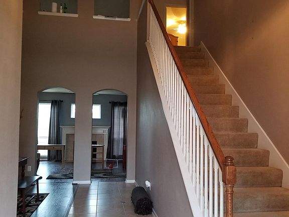 View from inside of the front door.