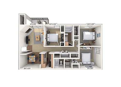 Floor plan The Triple Crown