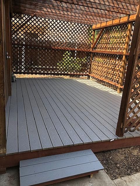 Brand new private deck