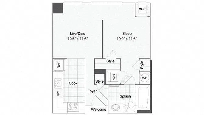 Floor plan Fairfax
