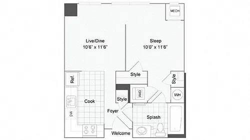Floor plan Fairfax