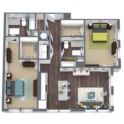 Floor plan B4 - Alt