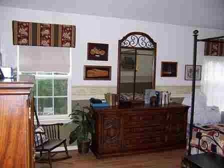 left side of master bedroom