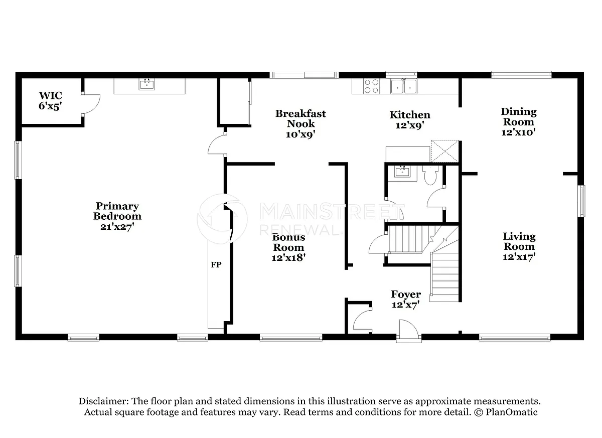 Floor Plan - 6430 Kings Way