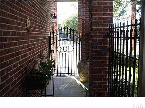 SECURE GATED ENTRY TO THE HOME