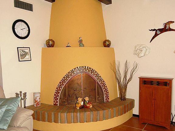 Beehive fireplace,custom tiles