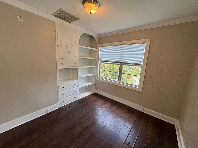 Dining area with built ins