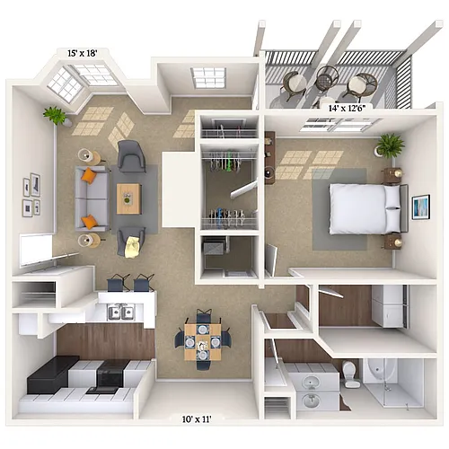 Floor plan 11B