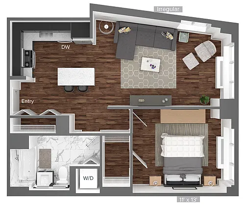Floor plan A6-303-603-PH03