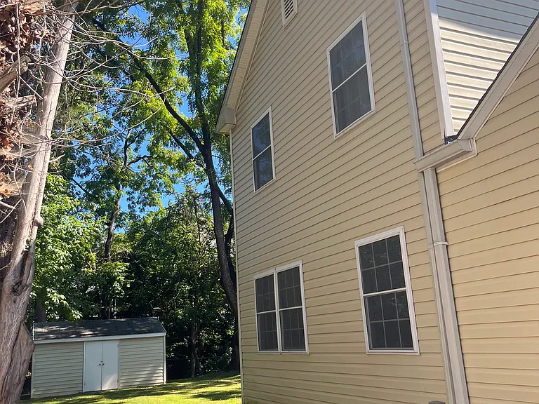 The other side of the house