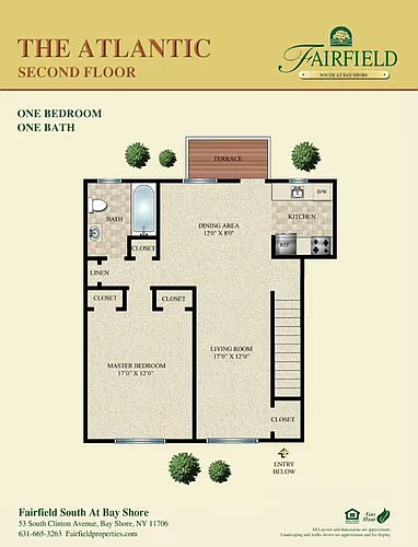 Floor plan The Atlantic - Second Floor