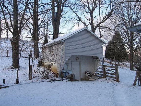Shed upstairs, cellar downstairs