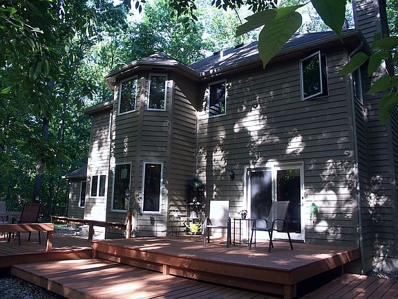 The back of the house