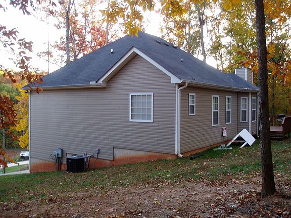 East side of the house.