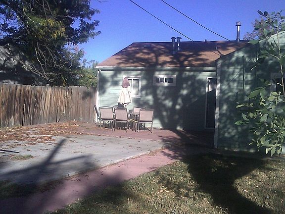 Spacious back yard.